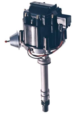 HEI Distributor Racing Type w/Vac-Adv Black Cap Unpolished Chevy V8 Engines Clamshell Pack Proform