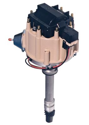 HEI Distributor Racing Type w/Vac-Adv Tan Cap Unpolished Chevy V8 Engines Proform