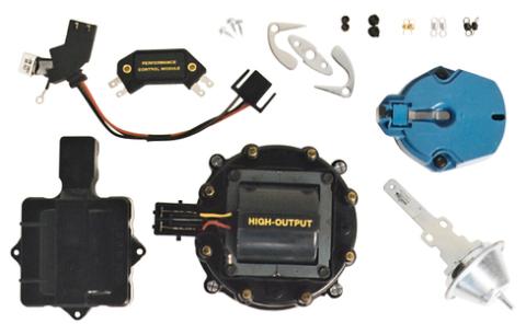 Engine Distributor Tune-Up Kit Fits GM HEI V8 Dist w/Internal Coil Black Cap Proform