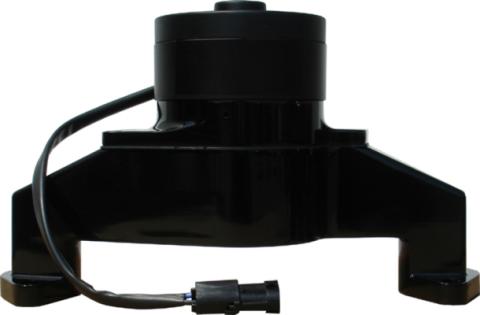 Electric Engine Water Pump Aluminum Black Powder Coat Fits BB Chevy Engines Proform