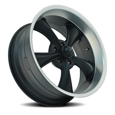 Ridler Wheels Aluminum Wheels 695 MB 20x8.5 Matte Black Machined Lip 5 On 114.3 Bolt Pattern 0 Offset