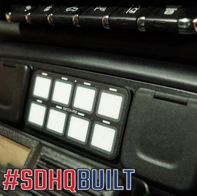 14-18 Chevy/GMC 1500, 15-19 Chevy/GMC 2500/3500 Switch Pros Keypad Mount Without 110V Outlet SDHQ Offroad