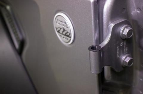 Jeep JL Door Hinge Liners 4 Door JL 2018-Up Textured Black Kentrol