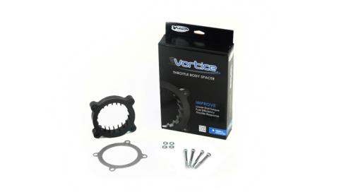 Throttle Body Spacer 1 Inch 11-14 Ford F-150/Ford Mustang Black Volant