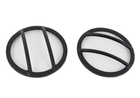 Jeep JK Front Marker Covers Pair 07-18 Wrangler JK Textured Black Kentrol