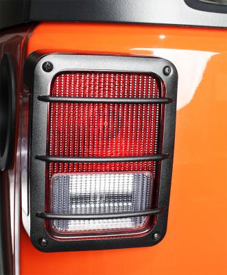 Jeep JK Taillight Guard Pair 07-18 Wrangler JK Textured Black Kentrol
