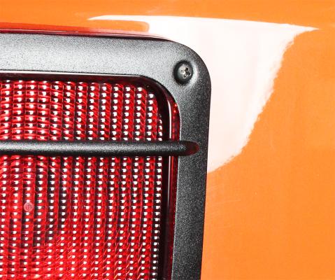 Jeep JK Taillight Guard Pair 07-18 Wrangler JK Textured Black Kentrol