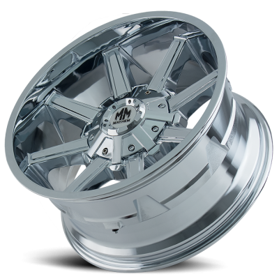 Mayhem Offroad Wheels Arsenal 8104 CH 20x9 Chrome 0 Off Set 5 Lug 5 BSM 110 Bore Cast Aluminum
