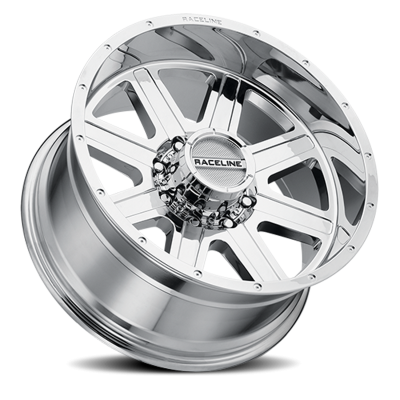 Aluminum Wheels 20x12 Hostage 940C Chrome -44 Offset 8 on 165.1 Bolt Pattern 125.2 Bore Raceline