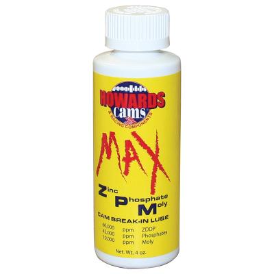 ZPM Break-In Engine Oil Additive; 4 oz. Howards Cams 99000