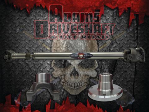 JK Rear 1350 Solid CV Driveshaft 4 Door Adams Driveshaft