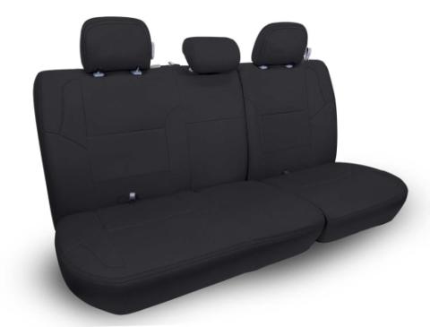 Rear Bench Cover for 12-15 Toyota Tacoma Double Cab All Black PRP Seats