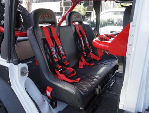 Rear Seat and Bench Mount for Jeep JKU and JLU PRP Seats