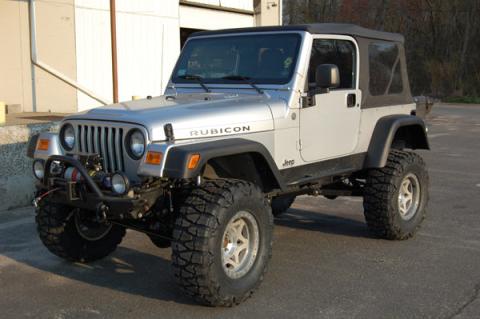 Jeep Wrangler 4.0 Inch Pro Series 3 Link Long Arm Lift Kit W/Rear 5 Inch Stretch 1997-2006 TJ Clayton Off Road