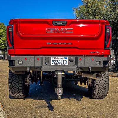 20-24 GMC Sierra 2500/3500 Octane Rear Bumper- With Parking Sensors Chassis Unlimited
