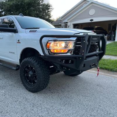 19-23 RAM 2500/3500 Ocatane Front Winch Bumper W/ Guard Parking Sensors