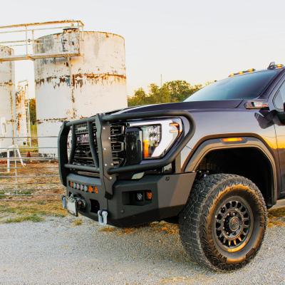 24-Present GMC Sierra 2500/3500 Attitude Front Winch Bumper W/ Guard No Parking Sensors Chassis Unlimited