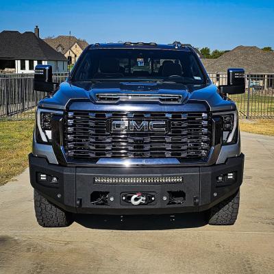 24-Present GMC Sierra 2500/3500 Attitude Front Winch Bumper No Parking Sensors Chassis Unlimited
