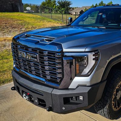 24-Present GMC Sierra 2500/3500 Attitude Front Winch Bumper No Parking Sensors Chassis Unlimited