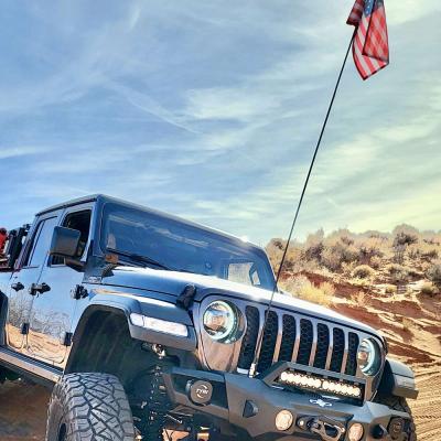 Appalachian Steel Stubby Front Bumper With Winch Plate Wrangler JL and Gladiator JT Rock Slide Engineering
