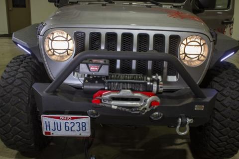 Jeep JL Headlight Guards For 18-Pres Wrangler JL Aluminum Fishbone Offroad
