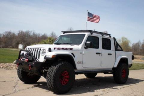 Gladiator Chase Rack W/Molle Panel for 20-Pres Jeep Gladiator Fishbone