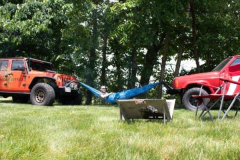 Portable Fire Pit Fishbone Offroad