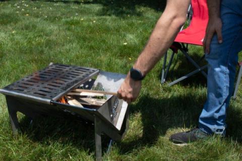 Portable Fire Pit Fishbone Offroad