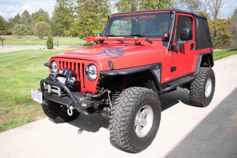 1997-2006 Jeep Wrangler TJ Hi- Lift Jack Mount Fishbone Offroad