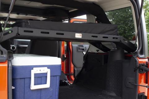 Jeep JK Interior Storage Rack 07-18 Wrangler JK 4 Door Fisbone Offroad
