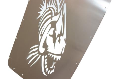 Jeep TJ Hood Louver Raw Unpainted 03-06 Wrangler TJ Fishbone Offroad