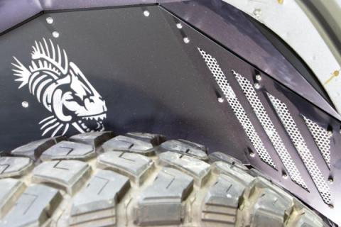 Aluminum Inner Fenders For 18-Current Jeep Wrangler JL and Wrangler Unlimited JLU Fishbone Offroad
