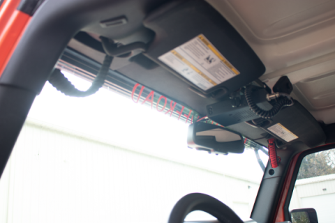 Paracord Grab Handles for A Pillar Sound Bar 07-18 Wrangler JK Black Fishbone Offroad