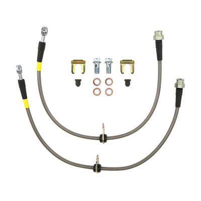 Front Stainless Steel Brake Lines Subaru STI 2008-2017 FactionFab
