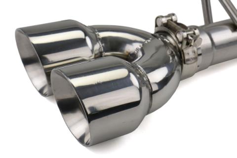Axle Back Exhaust Polished Tip WRX / STI 2011-2014 Sedan FactionFab