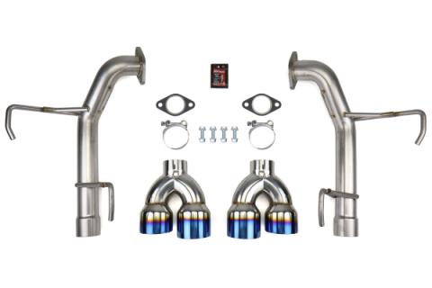 Axle Back Exhaust Burnt Tip WRX / STI 2011-2014 Sedan FactionFab