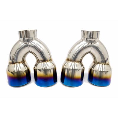 Replacement Axle Back Tip Burnt Pair FactionFab
