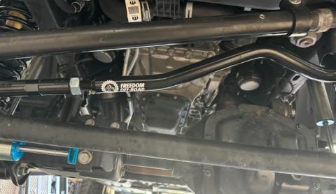 Adjustable Front Track Bar for 0-4 Inch Lift 18-24 Wrangler JL 20-24 Gladiator Freedom Off-Road