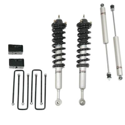 Front 2 Inch Lift Struts w/ Rear 2 Inch Blocks and Shocks 2007-2021 Toyota Tundra Freedom Off-Road