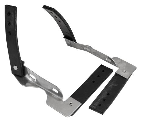 Exhaust Muffler Hanger Kit 64-72 Gm A-Body Hardware Not Incl Natural Finish 304 Stainless Steel Pypes Exhaust