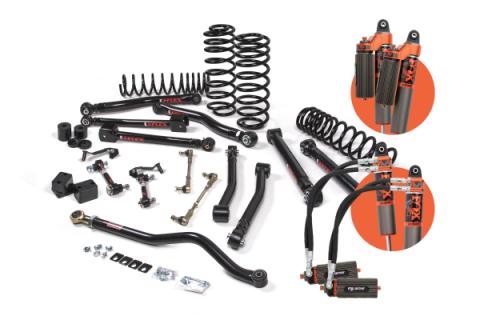 2018-2024 Jeep Wrangler JL J-Krawl 3.5 Inch Lift Kit 4 Door w/Fox 2.0 Performance Shocks Standard Rate Coils JSPEC