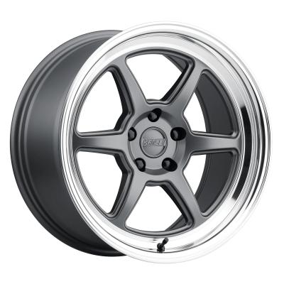 Aluminum Wheels 18x9.5 Roku K14G Machined Lip Matte Grey 5x114.3 Bolt Pattern 22 Offset Kansei Wheels