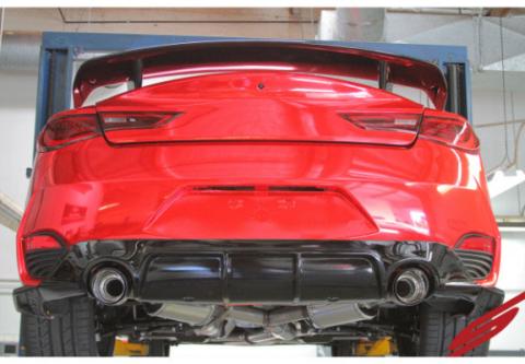 Infiniti Q60 3.0t Rear Diffuser Matte Black For 17-21 Infiniti Q60 3.0t Stillen