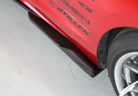 Infiniti Q60 Side Skirts & Rear Corners Matte Black For 17-22 Infiniti Q60 Stillen