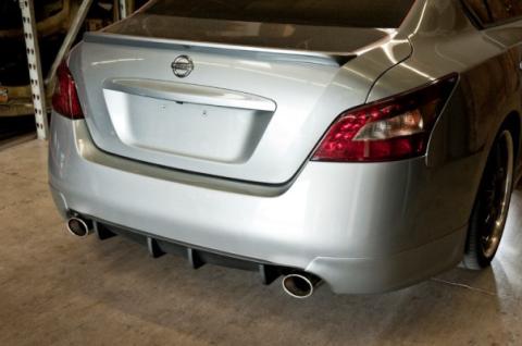 Nissan Maxima Rear Diffuser Matte Black For 09-15 Nissan Maxima Stillen