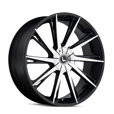 Cast Aluminum Wheels Cray 141 SB 18x8 Satin Black 5 on 110/5 on 115 Bolt Pattern 40 Offset Kraze Wheels