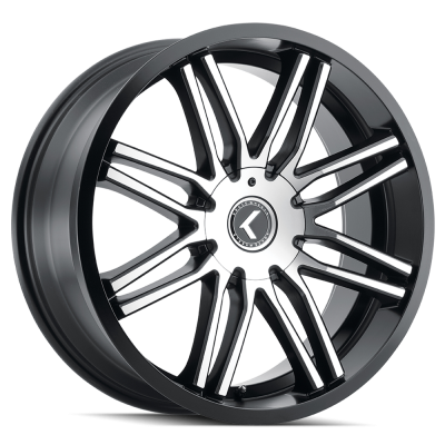 Cast Aluminum Wheels Turismo 193 17x8 Machined Black 5 on 108 Bolt Pattern 38 Offset Kraze Wheels