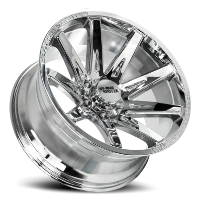 Aluminum Wheels 22x12 M25 C Series Chrome 5 On 127 Bolt Pattern -44 Offset Off Road Monster