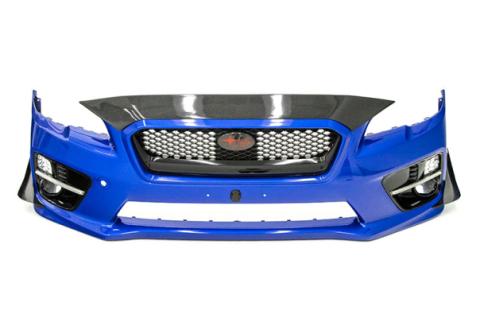 Carbon Fiber Upper Front Bumper Cover - 2015 Subaru WRX STI OLM Outside Line Motoring