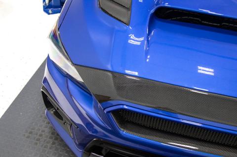 Carbon Fiber Upper Front Bumper Cover - 2015 Subaru WRX STI OLM Outside Line Motoring